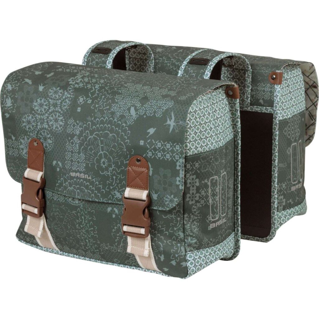 Basil fietstas dubbel Boheme 35L Forest Green