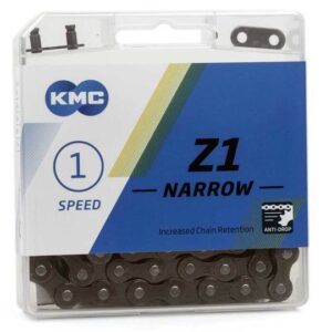 Kmc ketting Z1 3/32 narrow brown 112s Bruin