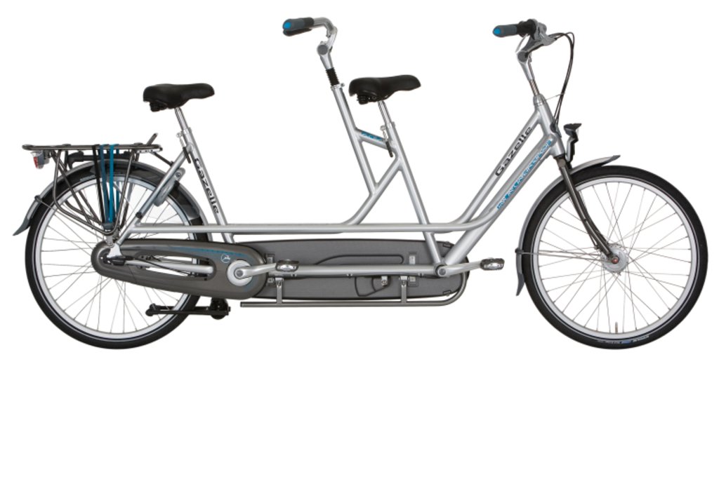 Gazelle For Two Tandem Zilver Dames 2018
