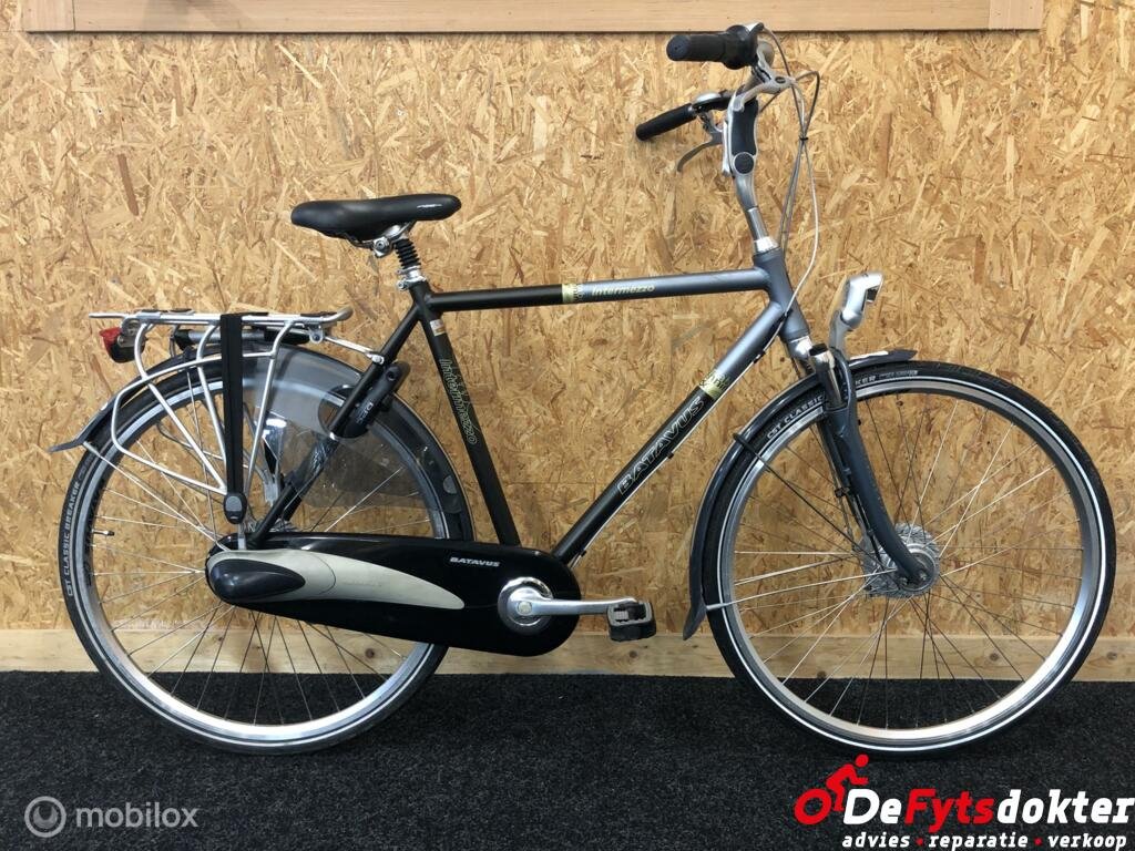Batavus Intermezzo Zilver / Zwart Heren