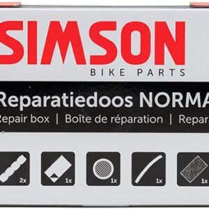 Simson reparatiedoos Normaal Rood|Zwart