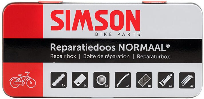 Simson reparatiedoos Normaal Rood|Zwart