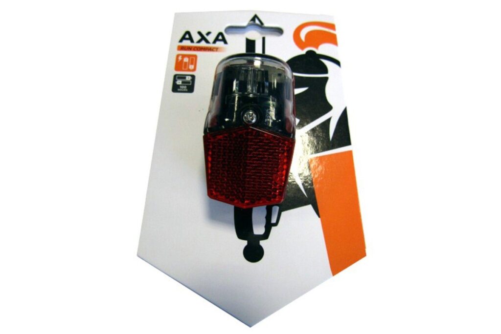 Axa achterlicht Run Compact batterij spatbord Rood|Zwart - Afbeelding 2