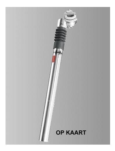 M-wave BC0305A Zadelpen 27.2×315 verend Zilver