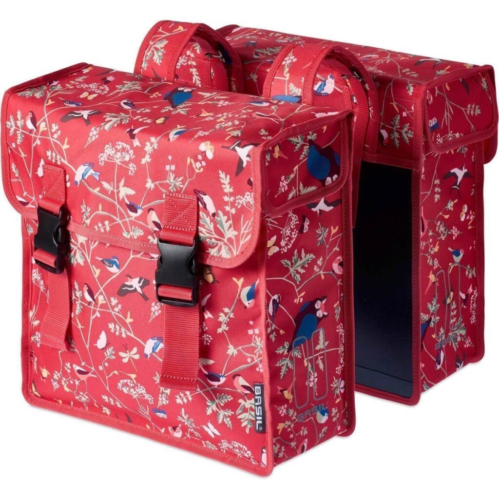 Basil dubb tas Wanderlust vint rd Rood