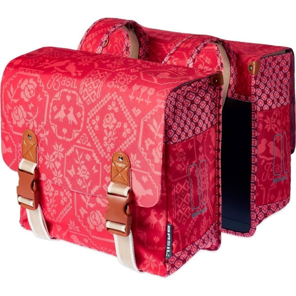 Basil dubb tas Boheme vintage rd Rood