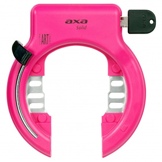 Axa ringslot Solid XL Roze