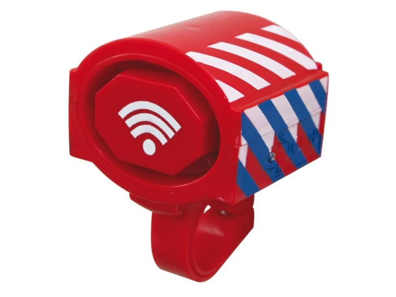 Pexkids Pex brandweer sirene met led Rood/wit/blauw