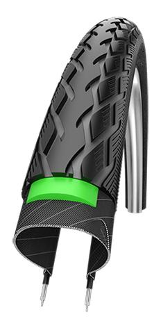 Schwalbe btb 700×23 Mar G Guard R zw Zwart