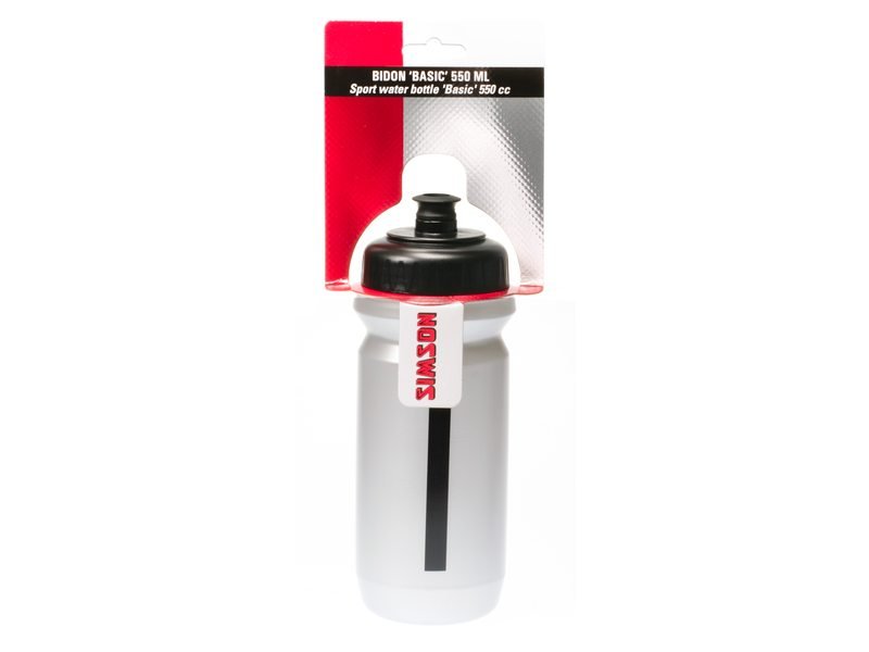Simson bidon Big Mouth basic 550ml zwart/grijs
