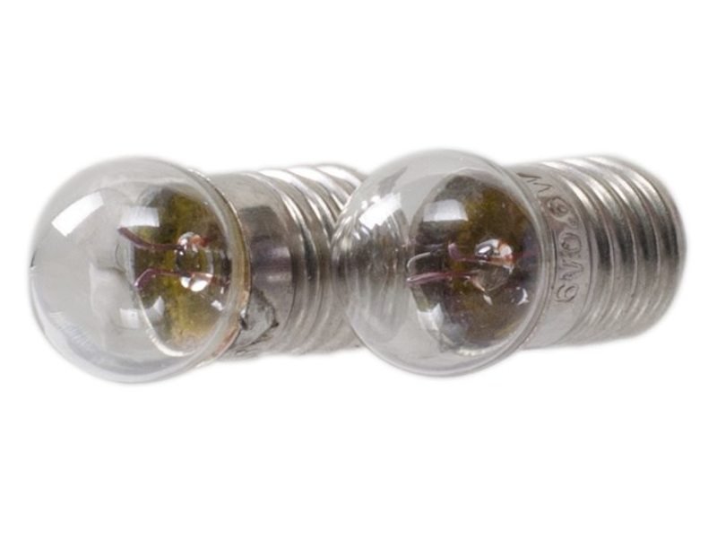Simson lampje achterlicht 6 volt / 0,6 watt (2) Transparant