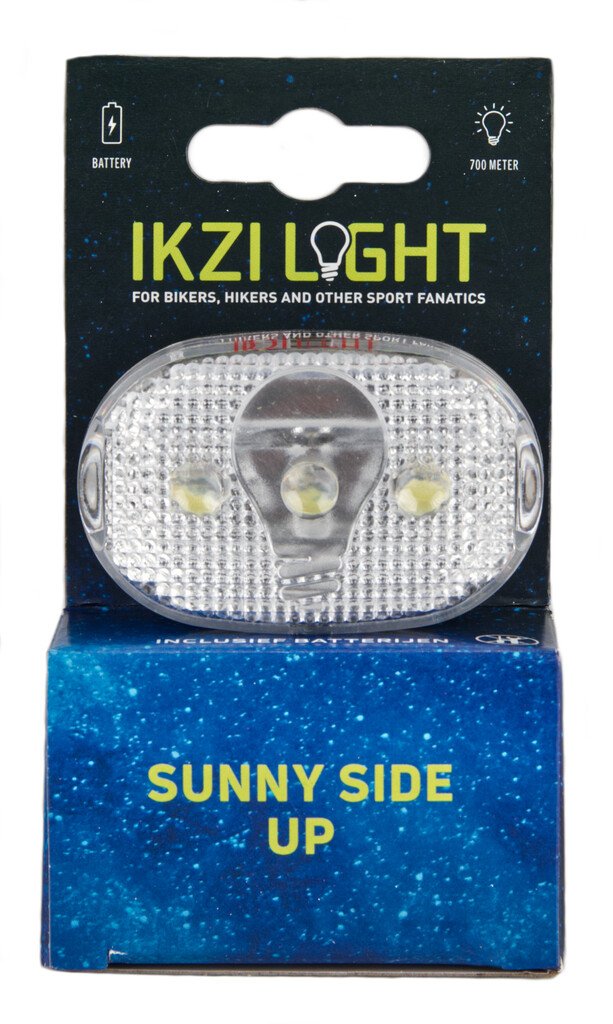 Ikzi Light koplamp ovaal 3 led batterij stuurbocht