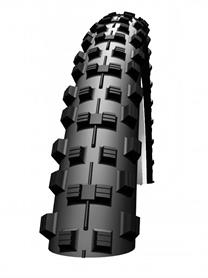 Schwalbe btb Dirty Dan SuperGrip U 27.5 x 2.35 zw Zwart