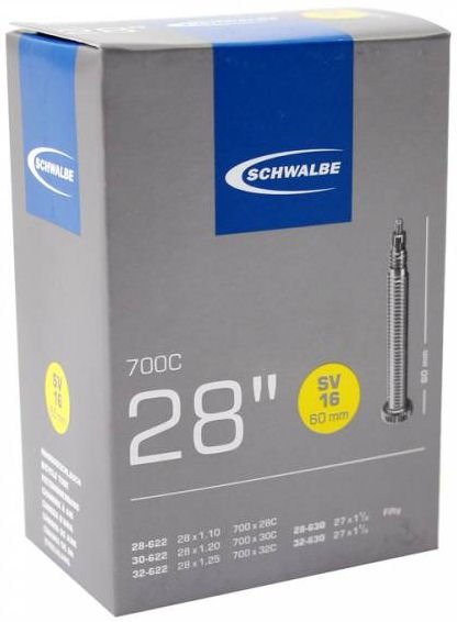 Schwalbe bnb SV16 28 x 1.10 – 1.25 fv 60mm BLACK