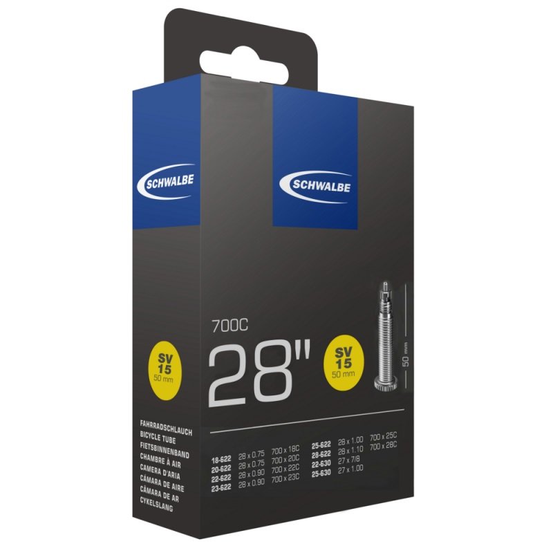 Schwalbe bnb SV15 28 x 0.75 – 1.10 fv 60mm BLACK