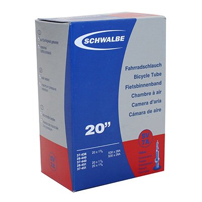 Schwalbe bnb SV7A 20 x 1 3/8 fv 40mm BLACK