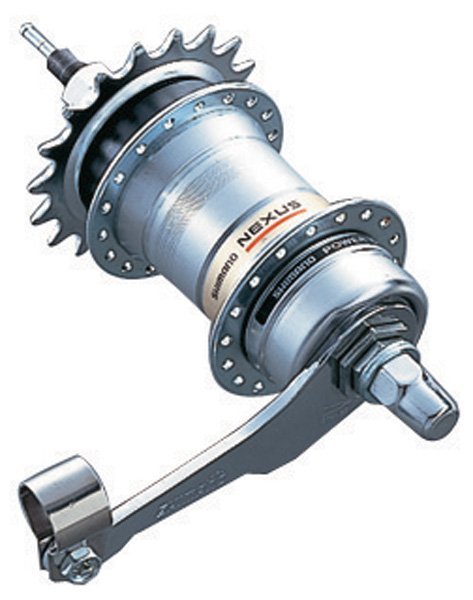 Shimano Shim a naaf Nexus 3v 36g CB kaal Zilver