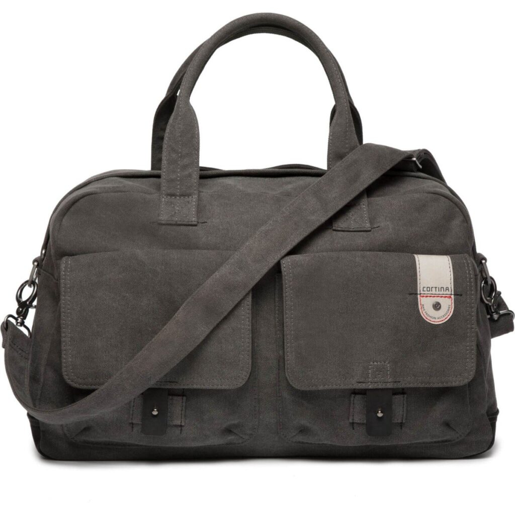 Cortina Handtas Kingston canvas Grijs