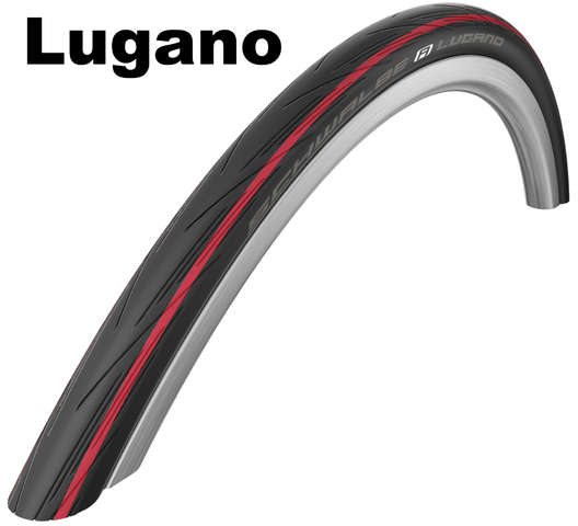 Schwalbe btb 700×23 Lugano rd/zw Rood