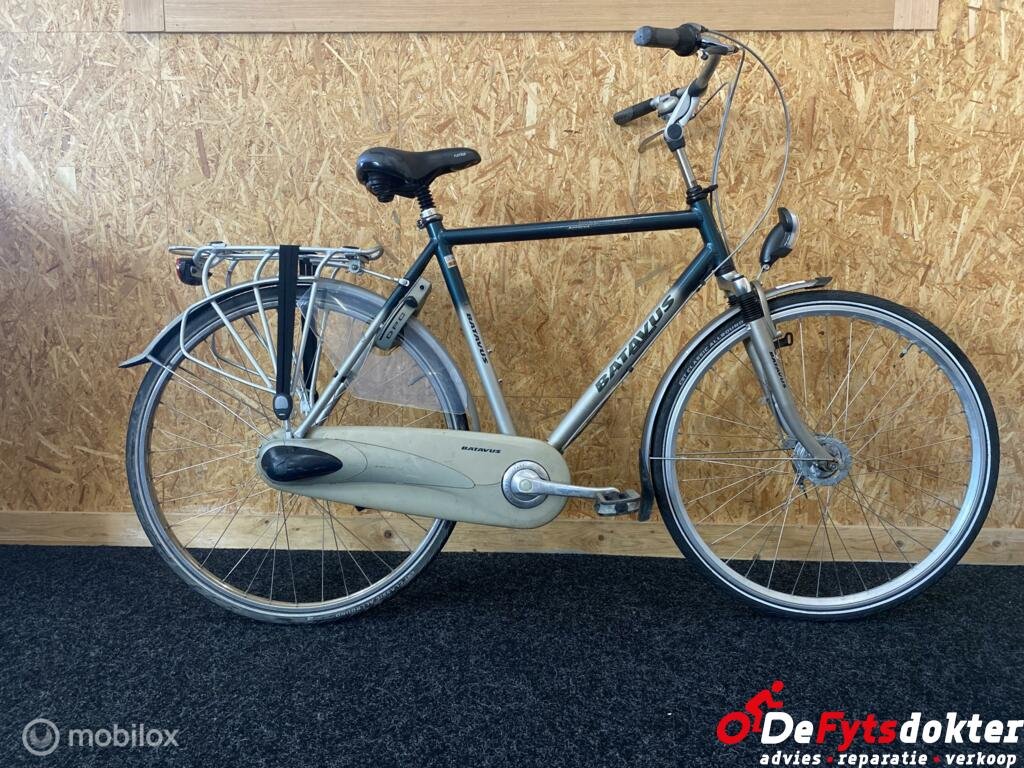Batavus Intermezzo 7 Zilver / Blauw Heren