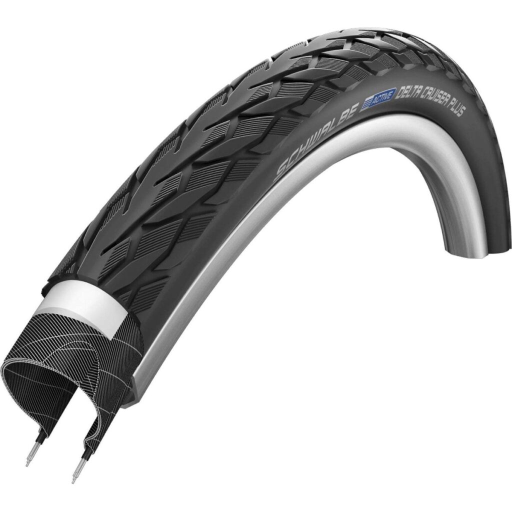 Schwalbe btb Delta Cruiser Plus 26 x 1.75 zw refl Zwart