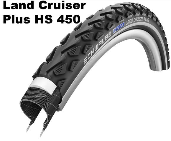 Schwalbe btb Land Cruiser Plus 24 x 2.00 zw refl Zwart