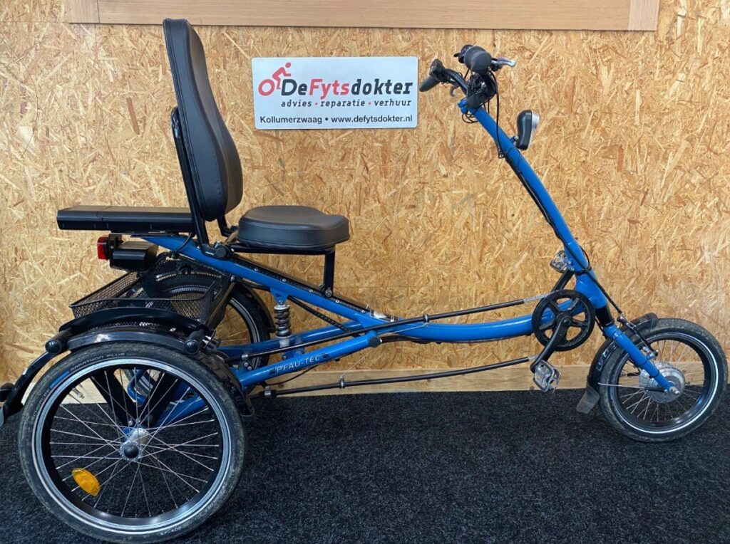 Pfautec ELO-Scootertrike Blauw Lage instap