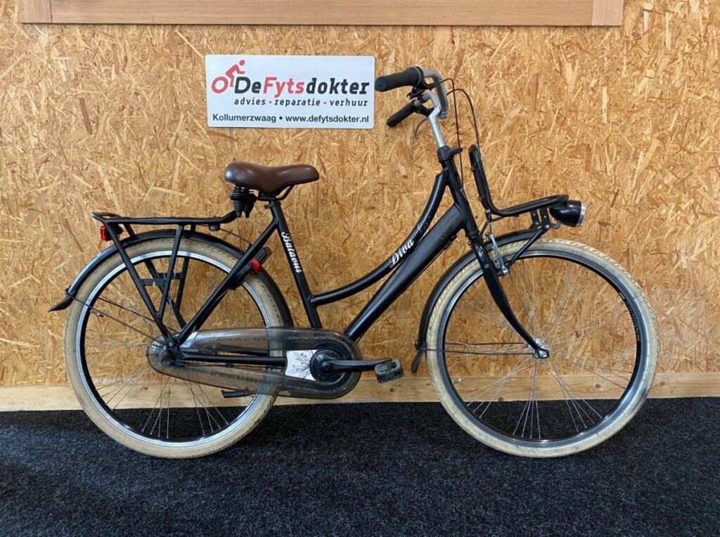 Batavus Diva 26 inch Mat Zwart Meisjes