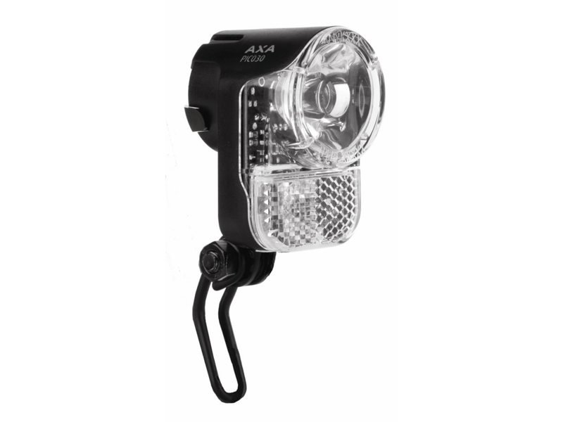 Axa koplamp Pico switch aan/uit dynamo 30 lux zwar Black