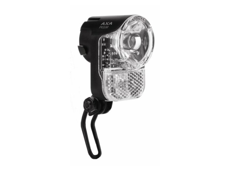Axa koplamp Pico T led steady auto dynamo 30 lux z Black