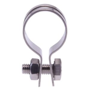 Simson rem bandage 22mm RVS Zilver