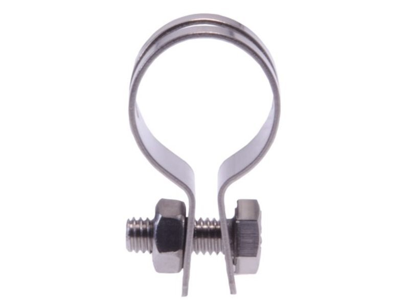 Simson rem bandage 22mm RVS Zilver