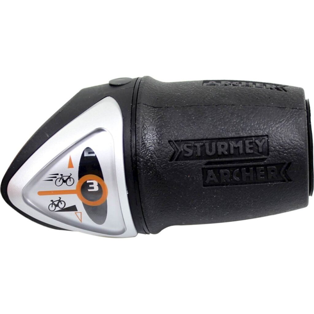 Sturmey Archer SA verst TSS37 Twist 3v Zwart/Zilver