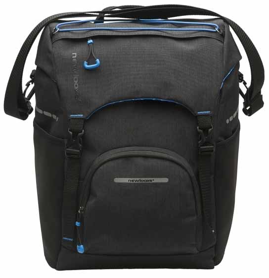 New Looxs tas Rear Rider Sports zwart Zwart/Blauw