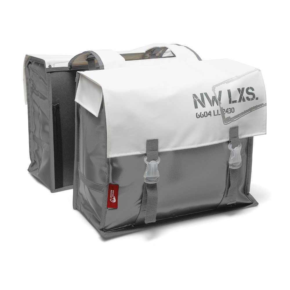 New Looxs NL dubb tas bisonyl Basic wt Wit / Zwart