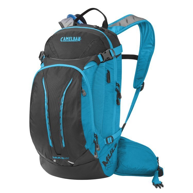 Camelbak rugtas MULE NV zw/bl Charcoal Zwart / Atomic Blauw