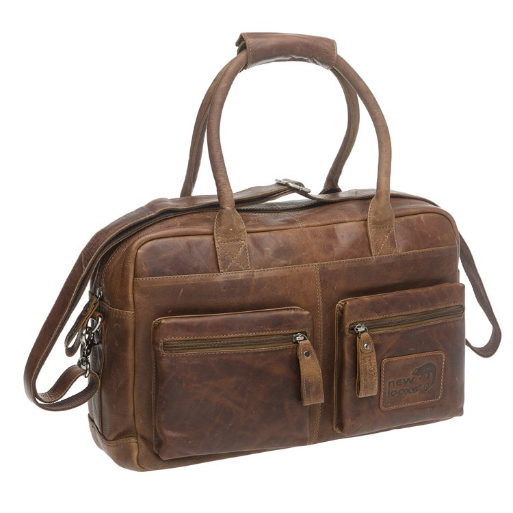 New Looxs NL schoudertas Apache leer cognac