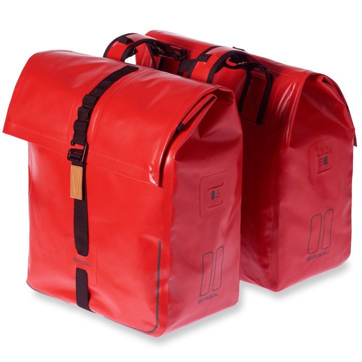 Basil dubb tas Urban dry red Signal Red