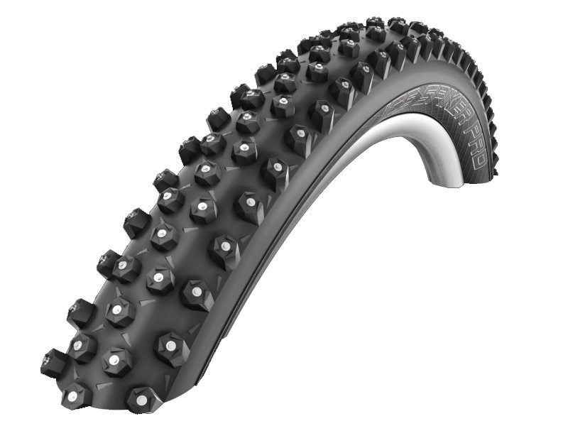 Schwalbe btb Ice Spiker Pro 26 x 2.10 zw vouw Zwart