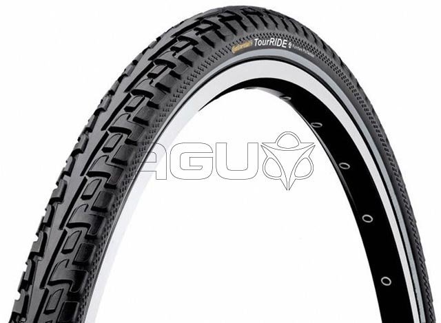 Continental Conti btb 27×1 1/4 TourRide R zw Zwart