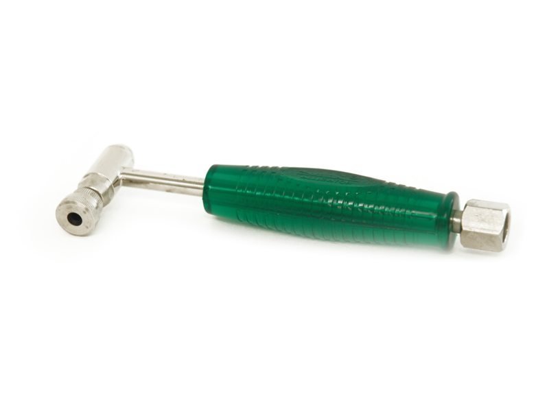 Alligator compressor nippel universeel snelkoppeli Groen