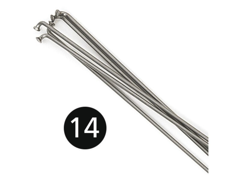 Sapim spaak 14-308 z/nippel (1 stuk)
