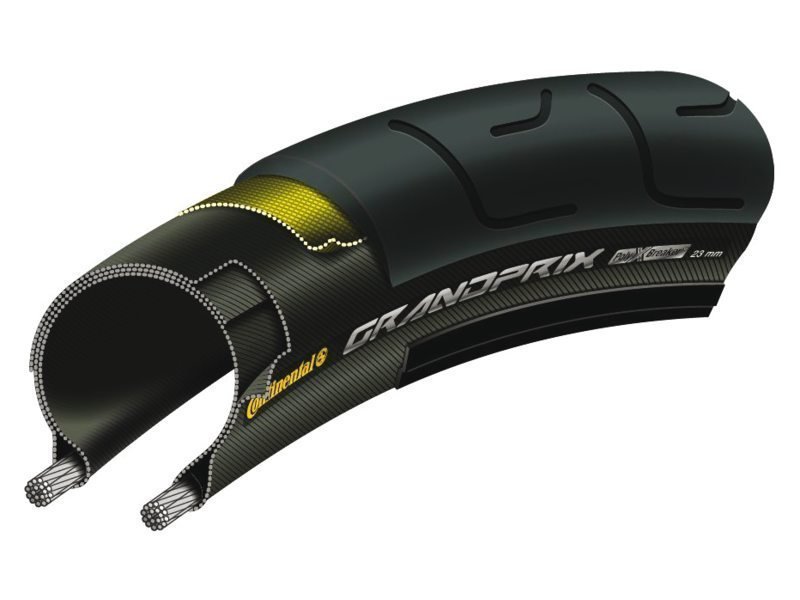 Continental btb GP 700 x 25 zw vouw BLACK
