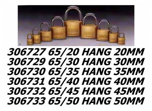 Abus AB0102A slot 65/45