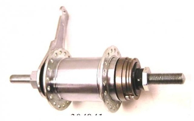 Shimano achternaaf CB-E110 109/165 36g Zwart