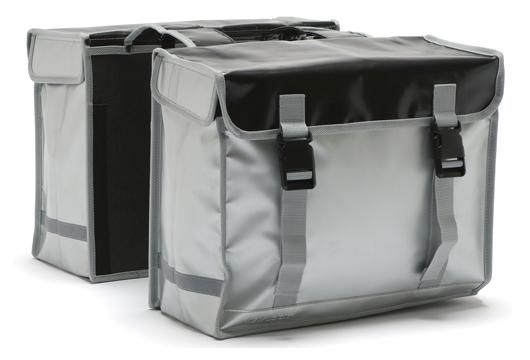 New Looxs dubbele tas bisonyl zw/zi