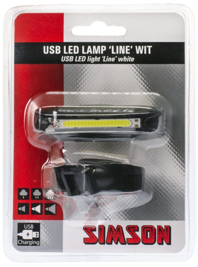 Simson koplamp Line usb 8 lux - Afbeelding 5