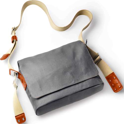 Brooks schoudertas Paddington canv grey