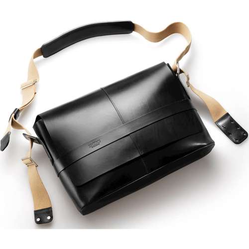 Brooks schoudertas Barbican leer