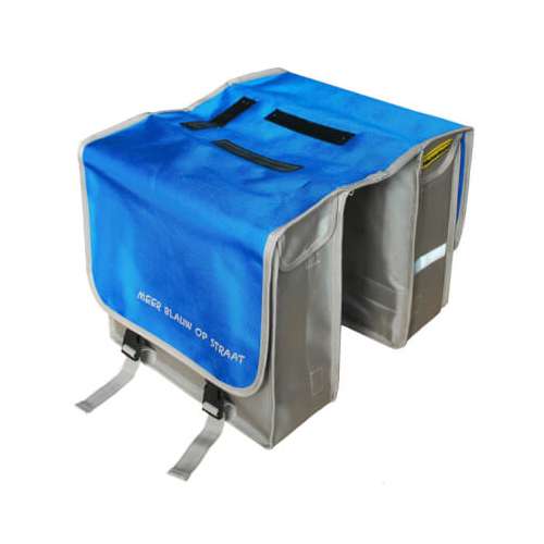 Niet Verkeerd NV dubb tas Basic nylon bl/grs